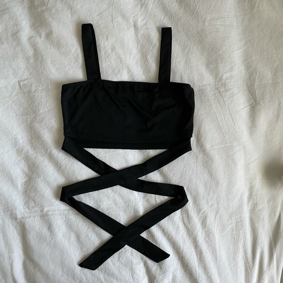 SHEIN WRAP TOP - Picture 3 of 4